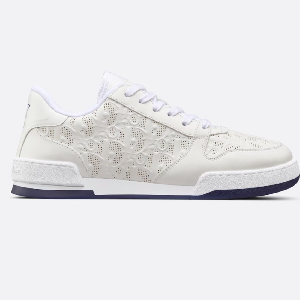 Dior One Sneaker White Dior Oblique Perforated Calfskin